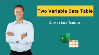 Two Variable Data Table - How to do Two dimensional Data Sensitivity in excel?