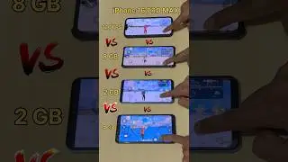 iPhone 16 😈 2GB RAM 💀 vs 8GB RAM vs 4GB RAM vs OLD Mobile - FREEFIRE GUN TEST 