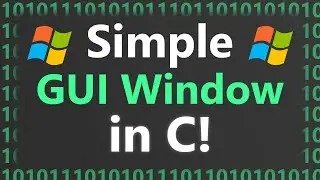 Making Simple GUI Window in C on Windows