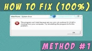 api-ms-win-crt-runtime-l1-1-0.dll is missing Fix | Method #1