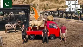 Michael Jimmy And Rehmat Bhai Buying Bakra For Eid Ul Adha | GTA V Pakistan | Mandi Series