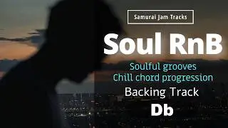 Soul RnB Groove Guitar Backing Track in Db major