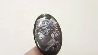 Необычный узор. брошь