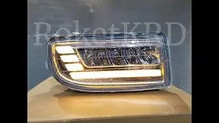 Туманки Toyota land cruiser 100 LED 3 режима