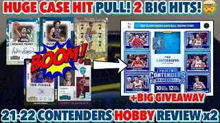 ONE OF THE BEST SETS! TWO SICK HITS!🔥 | 2021-22 Panini Contenders Basketball HOBBY Box Review x2