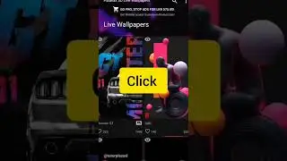 3D Live Wallpaper for mobile 🔮📳 @tutorplazasl #tech #shorts