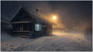 Blustery Wind Sounds for Sleeping┇Mighty Blowing Snow┇Icy Winter Storm & Chilly Snowstorm Ambience.