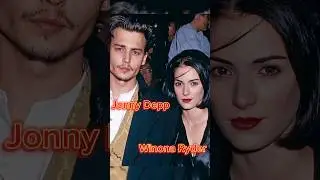 Beautiful Couple: Jonny Depp and Winone Ryder #shorts #viral #trending
