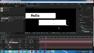 Adobe After effects cc Text Message Chat Animation