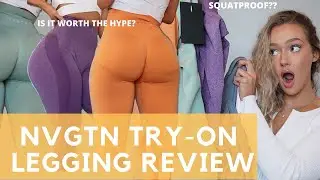 HONEST TRUTH ABOUT NVGTN LEGGINGS TRY ON  HAUL & REVIEW | BEST LEGGINGS?  NOT SPONSORED