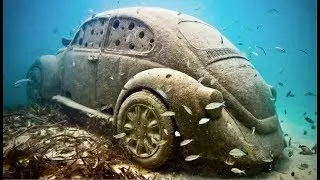 10 самых удивительных подводных экспонатов мира. Подводные музеи.