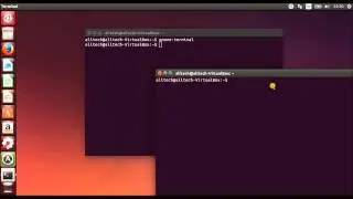 open terminal from terminal in ubuntu