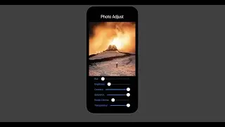 PhotoAdjust: Overlay Effects on a Photo Using Sliders in SwiftUI