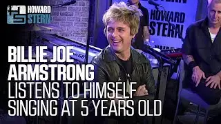 Billie Joe Armstrong Listens to Tape of Him Singing at 5 Years Old