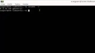 How to find kernel version in Kubuntu