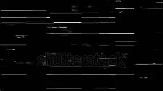 Glitch Overlay Effect • Black Screen Effect
