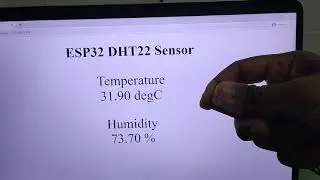 ESP32 DHT22 Sensor with Web Server