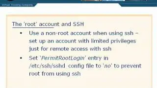 [Using SSH] 5.1. The 'root' account & SSH