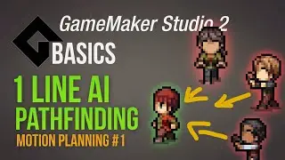 Pathfinding #1 - One line [Game Maker Studio 2 | Basics]