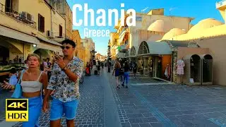 Chania, Greece 4K-HDR Walking Tour - 2021 - Tourister Tours