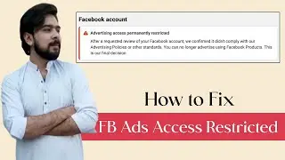 How To Fix Facebook Advertising Access Permanently Restricted | PROBLEM SOLVED 🔥