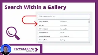 Power Apps: Search Gallery