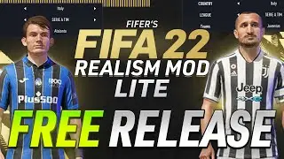 FIFER's FIFA 22 REALISM MOD LITE IS OUT! FREE RELEASE! INSTALLATION TUTORIAL!