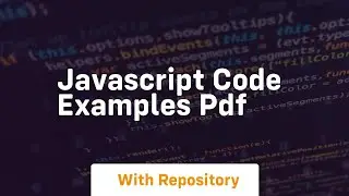 javascript code examples pdf