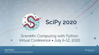GPU-Accelerated Data Analytics in Python |SciPy 2020| Joe Eaton