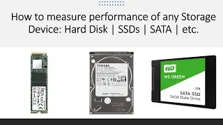 How to measure the performance/Speed of any Storage device | SSD using Flexible IO tester??