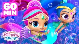 Shimmer and Shines Magical Mermaid Rescues! 🧜‍♀️ 1 Hour Compilation | Shimmer and Shine