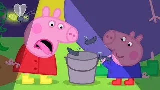 Peppa Pig Finds Slugs in Grandpa Pig's Garden