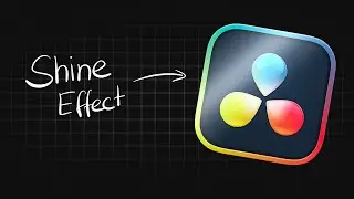 How to CREATE the Logo SHINE Effect | DaVinci Resolve