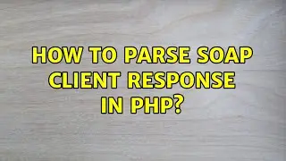 How to parse soap client response in php?