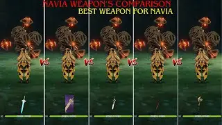 Best Weapon For Navia | weapon comparison 