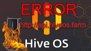 ERROR: connection to API server failed. HiveOS. Решение. И проблема