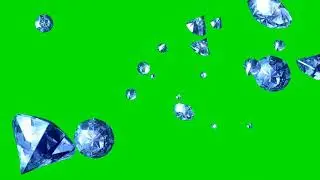 diamonds green screen video effect diamond hd