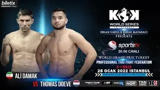 THOMAS DOEVE & ALİ DAMAK | KOK FIGHT SERIES İSTANBUL TÜRKİYE