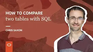 How to compare two tables with SQL