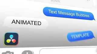 Create Text Message Bubbles for FREE in DaVinci Resolve 20