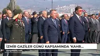 İZMİR Gaziler Günü kapsamında, 'Kahramanlarla Yürüyoruz' adlı yürüyüş düzenledi