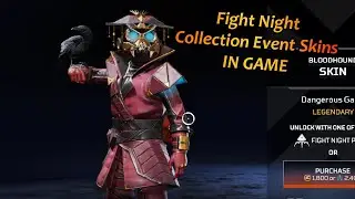 All Fight Night Collection Event Skins IN-GAME LOOK! (Fight Night Store) (Apex Legends Season 7)