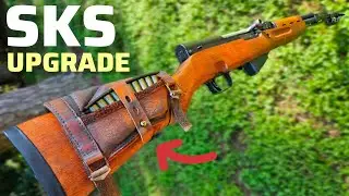 SKS Upgrade: Davranov cheek pad w/ stripper clip pouch.