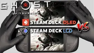 Ghost of Tsushima | Steam Deck OLED Gameplay | Steam OS | DIRECTOR'S CUT OLED Vs LCD Comparison