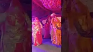 Rajasthani rajput baisa dance on Indian marriage song