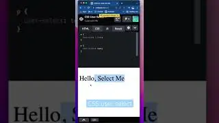 CSS user-select 