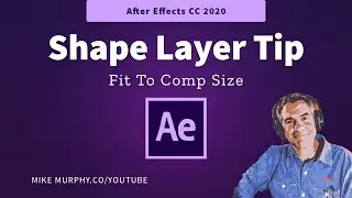 After Effects: Shape Layers Fit To Comp Size