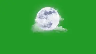 Moon green screen video | green screen moon and back screen