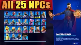 All 25 NPC Locations in Fortnite Season 2 Chapter 3! // Complete Collection Guide