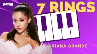 Playing 7 RINGS by ARIANA GRANDE in FORTNITE !!!!  ( Music Block Creative Mode )